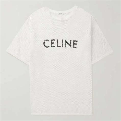 celine t shirt oversize|celine t shirt men price.